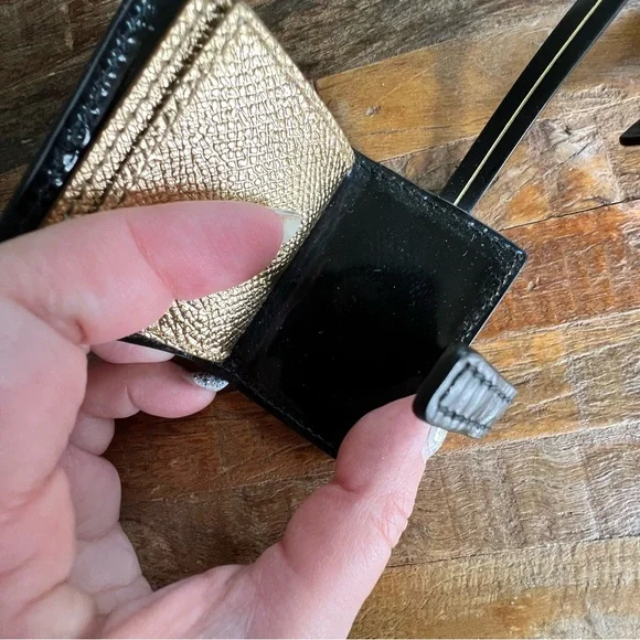 Dolce & Gabbana Black Leather Book Purse Charm - Picture 8 of 8